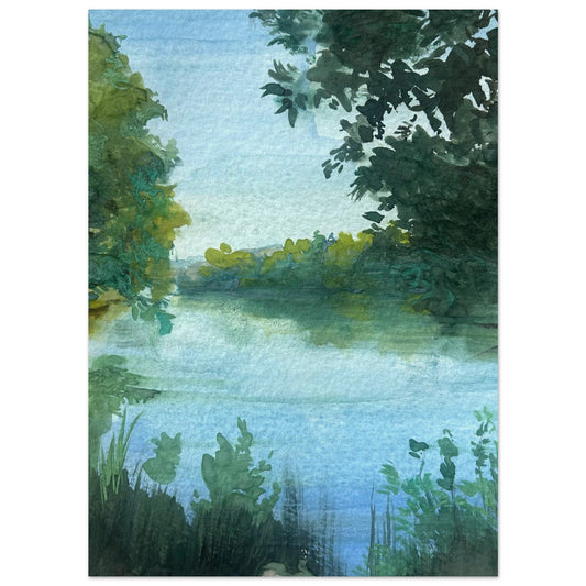 "Sacramento River, 2023" Museum-Quality Matte Paper Print